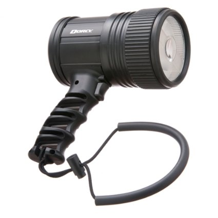 Dorcy International 41-1085 Adjustable Pistol Grip LED Spotlight with Internal Reflection System, 500-Lumens, Black Finish