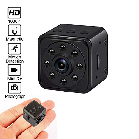 Spy Hidden Camera Mini Security Camera HD 1080P Portable 140 Degree Wide Angle Nanny Cam with Motion Detection and Night Vision Video Camera