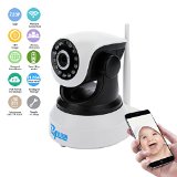 BAVISION Wifi Wireless IP Security Network Camera BabyNanny Monitor HD Surveillance Cameras Night Vision plugplay PanTilt with Two-Way Audio Suport TF Card QR Code Scan Easy Installation