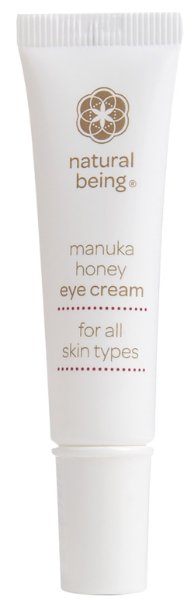EYE CREAM, Natural, Potent, Organic Anti-Aging Formula. Active Manuka Honey Restores Harmony and Balance, Tocopherol (Vitamin E) Fights Free Radicals. NATURAL BEING by Living Nature, Gentle 24/7 Care