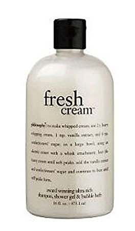 Philosophy Fresh Cream Shampoo, Shower Gel & Bubble Bath 16oz