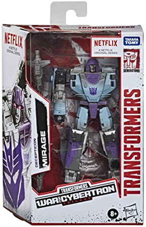 Transformers Netflix War for Cybertron Trilogy Deluxe Class Decepticon Mirage