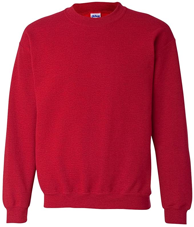 Gildan Mens Fleece Crewneck Sweatshirt, Style G18000