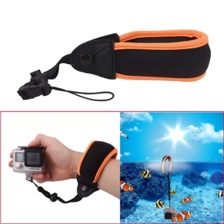 Holaca Floating Wrist Strap Band Accessory,Headstrap Floater, Chest Shoulder Adjustable Strap Mount for GoPro Hero1/2/3/3 /4 /4 Session & Waterproof Camera