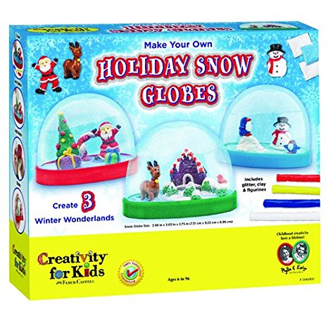 Creativity for Kids Make Your Own Holiday Snow Globes