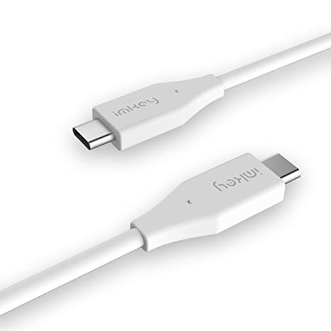 USB Type C Cable, IMKEY Premium USB Type C to Type C 3.3 feet Fast Charging & Data Cable for New MacBook, LG G5, Oneplus 2, Nexus 5X / 6P, ChromeBook Pixel and More (1-Pack)