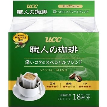 UCC craftsman of coffee drip coffee deep richness of the special blend 18P