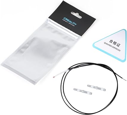 Creality 3D Printer NTC100K Thermistor Temp Sensor, Quick Replacement Single Ended Glass Sealed for Ender 3/Ender 3 V2/Ender 3 Pro/Ender 5/Ender 5 Pro 3D Printer