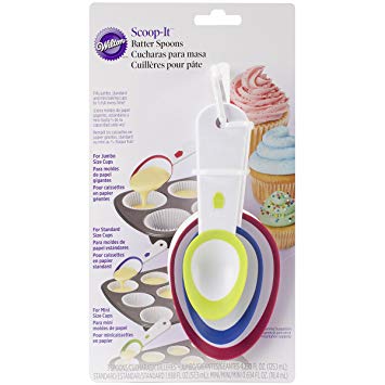 Wilton Scoop-It Batter Spoons, Set of 3