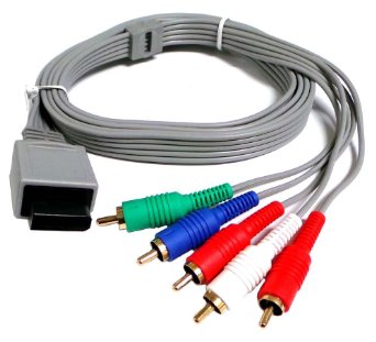 Importer520 Nintendo Wii  Nintendo Wii U Component HDTV AV High Definition AV Cable Bulk Packaging