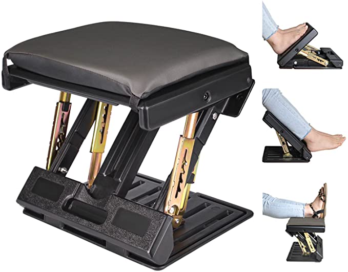 Leermart Adjustable 4-Level Footrest