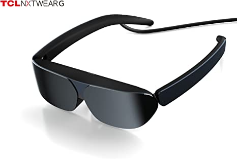 TCL NXTWEAR G AR Smart Glasses Dual HD Micro OLED Display 140" 1080P Cinema Virtual with Built in Speakers, Theater Augmented Reality Glasses, Watch, Stream, and Game. 1 Year Warranty.