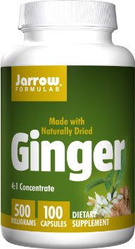 Jarrow Formulas Ginger, Supports Gastroinestinal Health, 500 mg, 100 Caps
