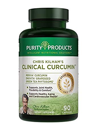 Chris Kilham's Clinical Meriva Curcumin Formula – up to 29X Better Absorption - Full 1 Gram Clincal Dose of The Renowned Meriva Bioavailable Curcumin – 90 Capsules from Purity Products