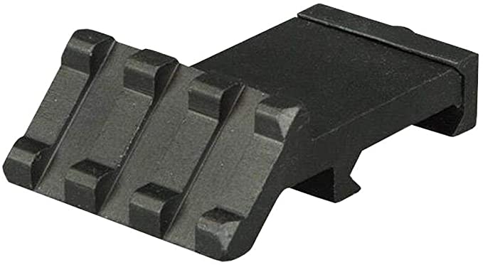 Low Profile Tactical Picatinny/Weaver 45 Degree Angle Mount, 1.37" Long with 3 Slots