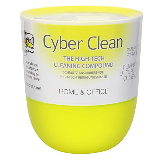 Cyber Clean Home & Office Cleaner Cup, 5.64 Ounce (160 Grams), Pack of 3 - Cleans Those Hard to Reach Places!