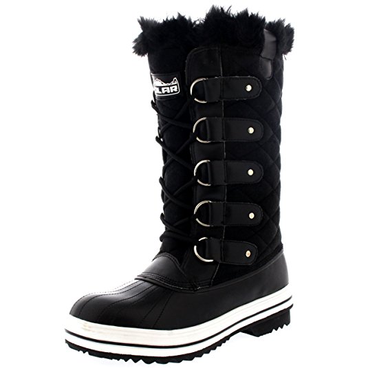 Polar Women's Nylon Tall Winter Snow Boot