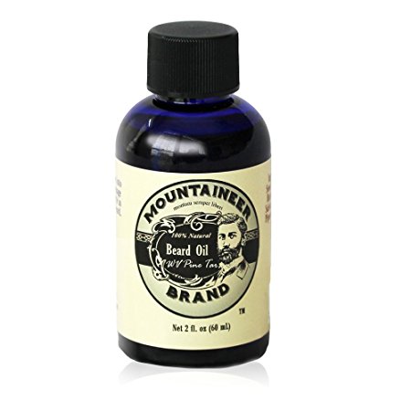 Beard Oil by Mountaineer Brand. Beard Conditioning Oil, 2 oz bottle (WV Pine Tar)