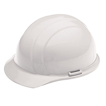 ERB 19821 Liberty Cap Style Hard Hat with Slide Lock, White