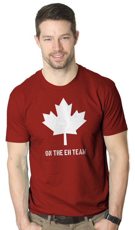 Canada On the Eh Team T-Shirt Funny Canadian Shirts