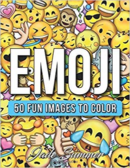 Emoji: An Emoji Coloring Book for Kids with 50  Funny, Cute, and Easy Coloring Pages