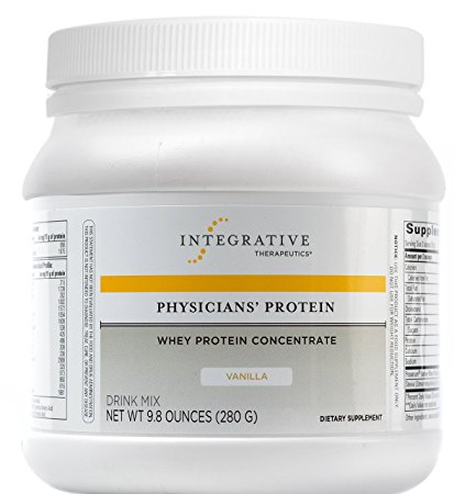 Integrative Therapeutics - Physicians' Protein Premium Quality Whey - Vanilla Flavor Whey Protein Concentrate - 9.8 oz