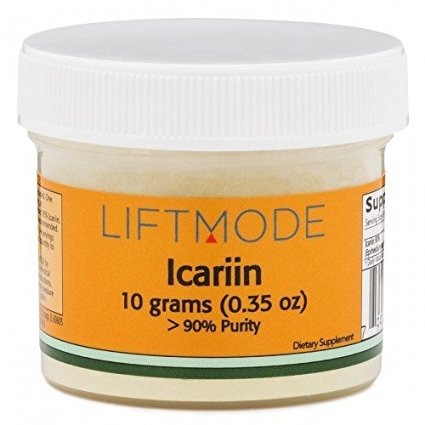 Icariin - 10 Grams (200 Servings at 50 mg) | #1 Highest Purity on Amazon | Natural Libido Booster for Women & Men, Osteoporosis - Horny Goat Weed Extract