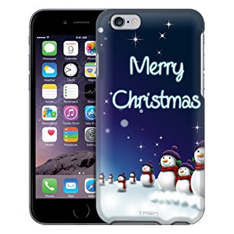 Apple iPhone 6 Case, Snap On Cover by Trek Merry Christmas Snowman Case