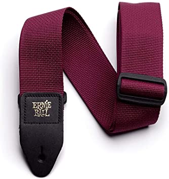 Ernie Ball Burgandy Polypro Guitar Strap (P04047)