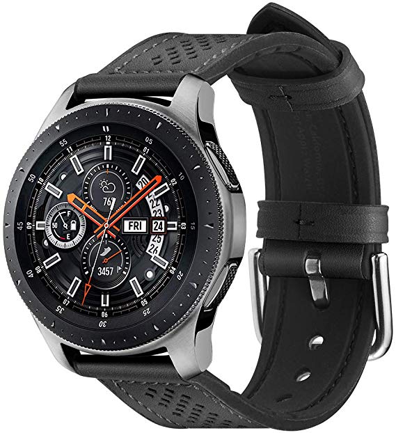 Spigen Retro Fit Designed for Samsung Galaxy Watch 46mm Band (2018) / Designed for Samsung Gear S3 Frontier/Classic (2017) - Black