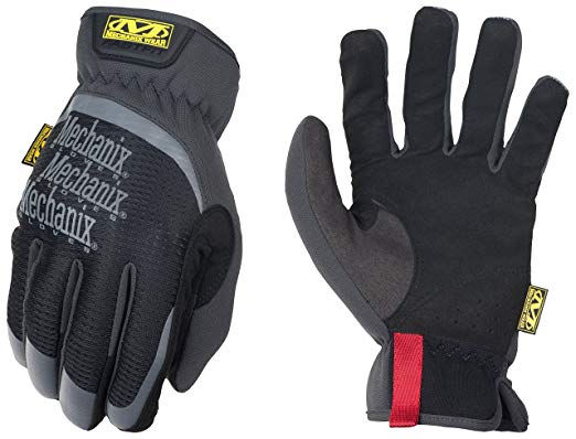 Mechanix Wear MFF-05-009 Fast-Fit Gloves, Black, Medium
