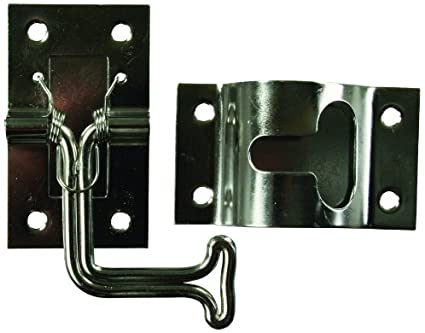 JR Products 11785 90 Degree Stainless Steel T-Style Door Holder