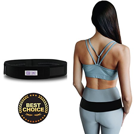 Everyday Medical Sacroiliac SI Joint Support Belt For Pelvic and SI Pain Relief - Supports the Sacroiliac Joint - Alleviates Hip Pain, Lower Back, Sciatica, Lumbar And Discomfort (S - Hips 28-36")