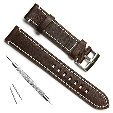 Handmade Vintage Replacement Leather Watch Strap/Watch Band