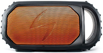 ECOXGEAR ECOXBT Rugged and Waterproof Wireless Bluetooth Speaker (Orange)
