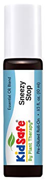 Plant Therapy KidSafe Sneezy Stop Synergy Pre-Dulited Roll-On 10mL (1/3 oz) 100% Pure, Therapeutic Grade