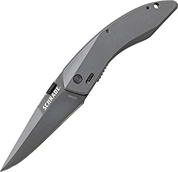 Schrade SCHA9 M.A.G.I.C. Assisted Opening Liner Lock Folding Knife Clip Point Blade Aluminum Handle