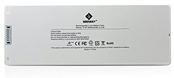 Egoway® Replacement Laptop Battery for Apple Macbook 13" A1185 A1181 (Mid / Late 2006, Mid / Late 2007, Early / Late 2008, Early / Mid 2009) - [Li-Polymer 10.8V 5600mAh]