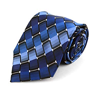 Laurant Bennet Plaid Design Men's Fashion Necktie