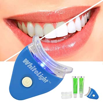 Vastarpara Smile Dental Tooth Polishing Whitening Tool Oral Toothbrush LED Light Teeth Whitening with Oral Care Toothpaste Kit (10 Minit)