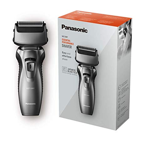 Panasonic ES-RW33 Wet & Dry Dual-Blade Electric Shaver for Men