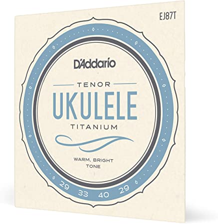 D'Addario EJ87T Titanium Ukulele Strings, Tenor