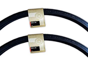 Kenda k35 27 x 1-1/4" Road Bicycle Tires Wire Bead - PAIR (2 TIRES) (Black)