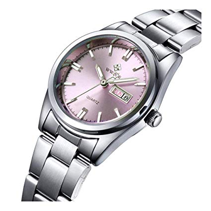 Women Watches Luminous Waterproof Calendar Ladies Stainless Steel Wrist Watches for Women