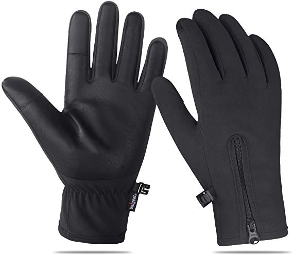 Unigear Winter Gloves Waterproof Outdoor Touch Screen Gloves for Running, Walking, Cycling, Ridding and Driving for Men & Women