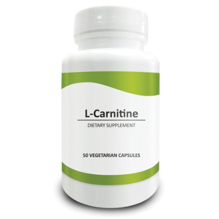 Pure Science L-Carnitine 500mg - Brain-Specific Dietary Supplement Offers Antioxidant Protection to the Nervous System & Protect Brain Cells from Age-related Cognitive & Memory Decline, Optimize Cellular Energy Production & Weight Loss - 50 Vegetarian Capsules