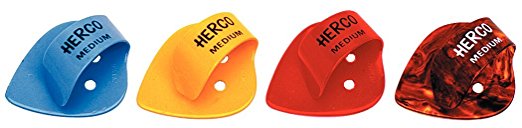 Herco HE112 Flat Thumbpicks, Medium, 24/Bag