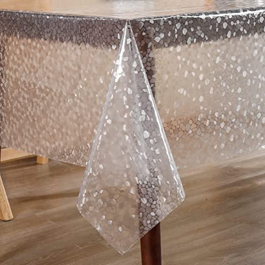 Vinyl Tablecloth Waterproof Oil-Proof PVC Table Cloth Stain-Resistant Wipeable Plastic Table Cover (60X84 Inch, CT051)