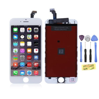 OEM White LCD Display Touch Digitizer Screen Assembly Replacement for iPhone 6 Plus 5.5" Model A1522 / A1524