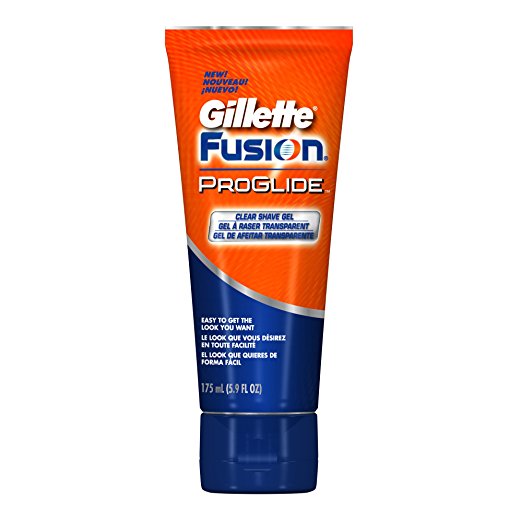 Gillette Fusion ProGlide Shave Gel, Clear, 5.9 Ounce